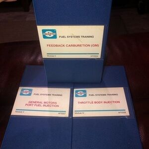 Fuel systems training VHS tapes